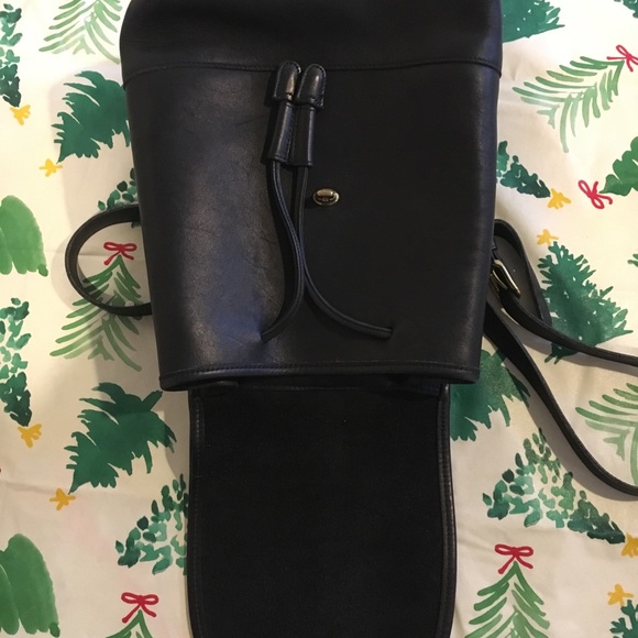 Authentic Vintage Leather Coach backpack main image 5